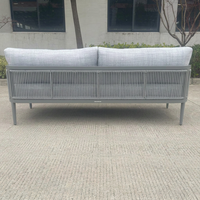 Modernes Outdoor-Terrassen-Sitzgruppen-Set mit Aluminiumrahmen, Garten-Lounge-Möbel