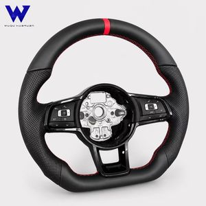 Volante Volkswagen <span class=keywords><strong>R</strong></span> <span class=keywords><strong>Line</strong></span> Compatible con Passat <span class=keywords><strong>Golf</strong></span> 6 7 CC Lamando Sagitar Lavida Bora Magotan GTI <span class=keywords><strong>R</strong></span> - Product Image 1