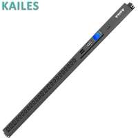 KAILES (KLS) PDU intelligent pour serveur, double point de contrôle réseau, WiFi, 24 prises, 32A, gestion intelligente industrielle premium
