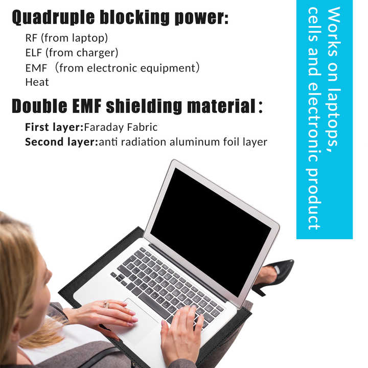 Laptop EMF Shield - with Multi-Directional Shielding Technology