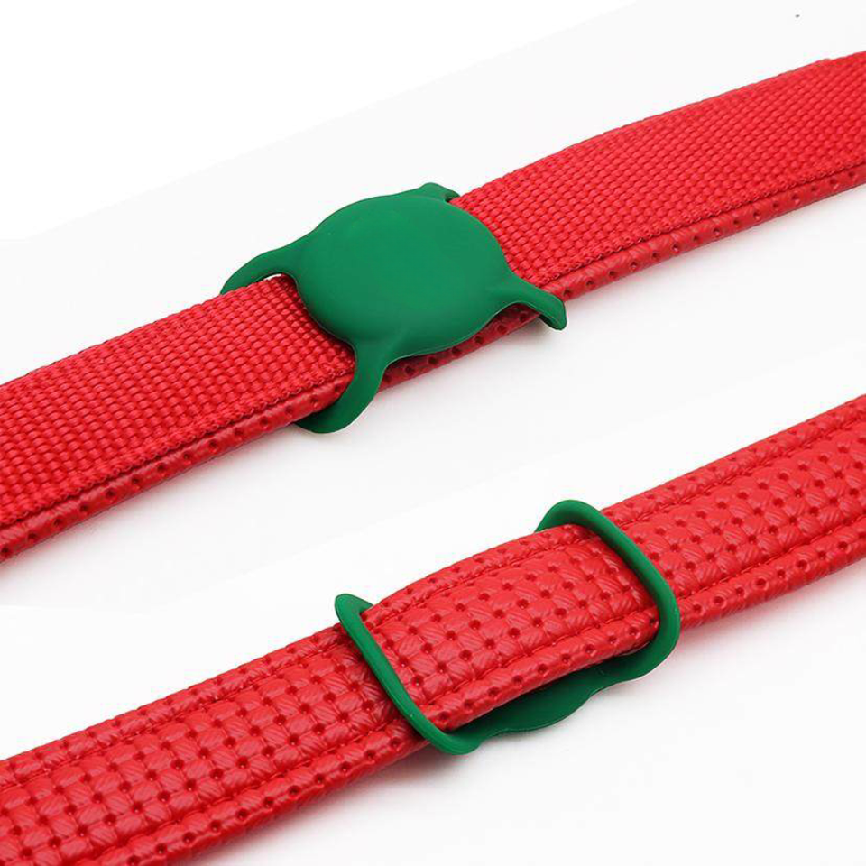 Goyeah DC0086 Upgraded Silicone Dog Cat Airtag Case - Waterproof Pet Tracker Holder