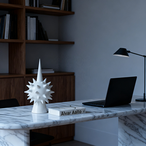 Furnitur Interior Modern Calacatta Viola meja konsol pintu masuk marmer alami untuk pintu masuk ruang tamu dekorasi vila rumah - Product Image 5