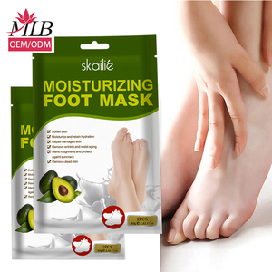 Soins des pieds <span class=keywords><strong>à</strong></span> la maison cosmétique blanchissant réparation collagène chaussettes pour les pieds spa gel chaussette hydratant gelée masque pour les pieds - Product Image 1