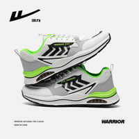 Baskets Warrior pour hommes, chaussures de course vert armée, respirantes, chaussures de sport, chaussures de baseball pour hommes, baskets de marche pour garçons
