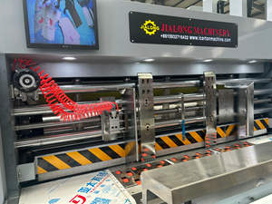 Goede Kwaliteit Middelste Snelheid Kartonnen Doos Maken <span class=keywords><strong>Machine</strong></span> Automatische Flexo Printer <span class=keywords><strong>Slotter</strong></span> Matrijs Snijmachine - Product Image 4