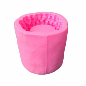 Moule en silicone personnalisé en forme <span class=keywords><strong>de</strong></span> crâne d'Halloween 3D cylindrique pour pot <span class=keywords><strong>de</strong></span> fleurs DIY - Product Image 3
