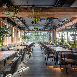 Bộ bàn ghế nội thất thiết kế hiện đại bằng vải nhung cao cấp cho quán cà phê thương mại, nhà hàng khách sạn 5 sao sang trọng Phúc Sơn - Product Image 2