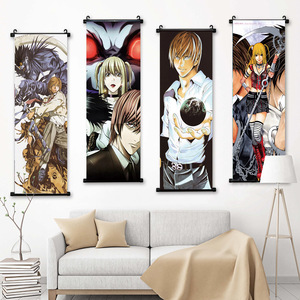 16 Designs Vente en gros <span class=keywords><strong>Death</strong></span> <span class=keywords><strong>Note</strong></span> Personnalisé Adhésif Affiche Cosplay Anime Personnage Chambre Décoratif Suspendu Peinture - Product Image 2