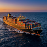 Expédition maritime LCL axée sur l'e-commerce, fret DDP, transit en entrepôt gratuit, livraison Amazon FBA de Guangzhou aux États-Unis