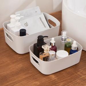 Panier de rangement en plastique imperméable écologique moderne de haute qualité avec poignée pour cuisine, salle de bain et armoire - 3 tailles - Product Image 5