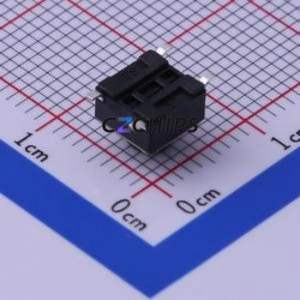 TS-1102S-B-D-B Tactile Switch SMD-4P,6x6mm Switch Single Pole Single Throw Round Button 1.6N Vertical Mount - Product Image 2