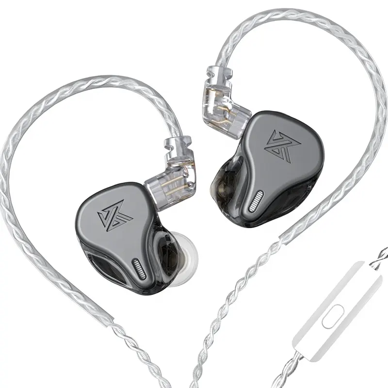 KZ -DQ6 10mm Dual Magnetic Dynamic Unit Noise Cancelling With Mic In-ear Earphone