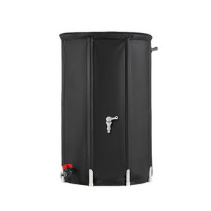 Collapsible Rain Barrel with Water Innet Filter Foldable Raintrap Diverter Sturdy PVC Garden Hydroponics Collection Storage Tank - Product Image 5