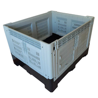 Boîte de palette en plastique pliable empilable de grand Volume Standard australienne, conteneur en plastique en vrac pour le Transport logistique