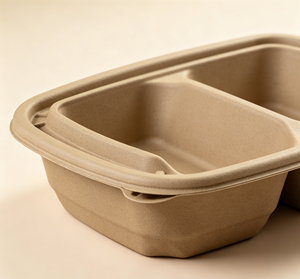 Contenedor de Plástico PP Desechable con 3 Compartimentos para Comida de Restaurante, Envases para Entrega, Preparación de Comidas, Apto para Microondas, Caja para Mantener la Frescura - Product Image 2