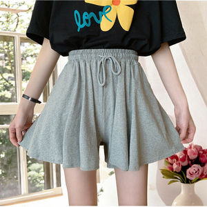 กางเกงขาสั้นเอวสูงทรงเอ สไตล์เกาหลี รุ่นใหม่ ใส่สบาย ระบายอากาศได้ดี เหมาะสำหรับนักศึกษา แมทช์ได้กับทุกชุด สำหรับผู้หญิง แฟชั่นฤดูร้อน - Product Image 3