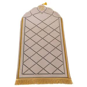 Prayer Rug uses polyester material to create a smooth <b>light</b> surface that supports calm prayer moments at home or while traveling - Product Image 2