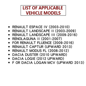 Lampada targa a LED per Renault Espace Scenic II Laguna II Fluence Captur Modus <span class=keywords><strong>Dacia</strong></span> Duster <span class=keywords><strong>Lodgy</strong></span> Logan MCV - Product Image 6