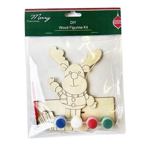 Prix bas meilleure qualité Halloween décoration <span class=keywords><strong>bois</strong></span> peinture ensemble bricolage peinture en <span class=keywords><strong>bois</strong></span> ensemble peinture pour enfants - Product Image 3