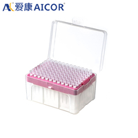 Embouts de Pipette patrouille universels, 300ul, jetables, en plastique Transparent, pour laboratoire médical, 100 pièces