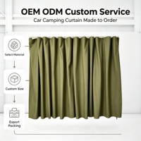 Rideau occultant pour camping-car et motorhome, avec rail d'installation, pour l'intimité, fourni par l'usine, acceptant les commandes personnalisées importantes