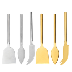 DFU225 Juego de 3 Utensilios para Queso en Color Plateado y Dorado, Cortadores de Mantequilla, Cuchillos para Queso, Venta al por Mayor y Personalización - Product Image 1