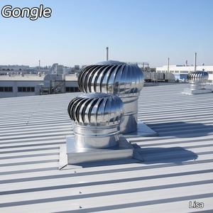 Ventilateur d'évacuation <span class=keywords><strong>de</strong></span> toit étanche en acier inoxydable 304/201, turbine non motorisée - Ventilateur <span class=keywords><strong>de</strong></span> ventilation à énergie éolienne pour entrepôt et atelier - Product Image 1