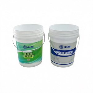 Cubo de Pintura Cilíndrico de Plástico PP de 20L, Contenedor de Almacenamiento de Productos Químicos de 5 Galones - Product Image 1