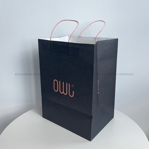 Bolsas de Papel Kraft Blancas Resistentes a Desgarros con Recubrimiento UV para Clínica, <span class=keywords><strong>Farmacia</strong></span>, Banco, Centro Comercial, Compras, Regalos, Comida para Llevar, Café, Té, con Asas - Product Image 3
