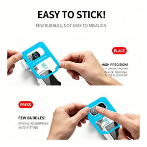 Film de protection d'écran en verre trempé HD AR pour objectif Insta Luna, verre protecteur anti-poussière pour caméra d'action Insta 360 Luna - Product Image 4
