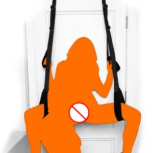 Coppie Sex Swing Soft Seat, Leg Pad Indoor Sex Love, Flirt Erotic Door Swing giocattoli adulti del sesso mobili del sesso Fetish BDSM