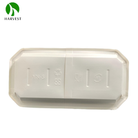 YN Tray Serie -5CB Witte Kaart met Houtnerfpatroon Biologisch afbreekbaar Recycleerbaar Kraftpapier voor Voedselverpakkingen