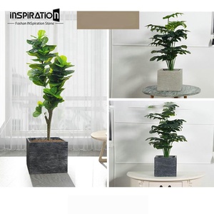 Fornitura diretta di fabbrica di calcestruzzo fioriera <span class=keywords><strong>in</strong></span> fibra di vetro moderno vaso Frp fioriera GRP fioriera - Product Image 3