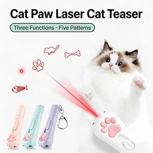Puntero Láser Multifuncional Recargable por USB, Ecológico, Llavero con Puntero Láser para Gatos, Juguete para Mascotas - Product Image 1