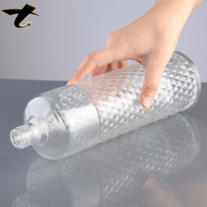Botella <span class=keywords><strong>de</strong></span> <span class=keywords><strong>Vodka</strong></span> <span class=keywords><strong>de</strong></span> Vidrio Blanco <span class=keywords><strong>de</strong></span> 1000 ml con Logotipo Personalizado, Botella <span class=keywords><strong>de</strong></span> Licor Vacía con Tapa <span class=keywords><strong>de</strong></span> Rosca - Product Image 1