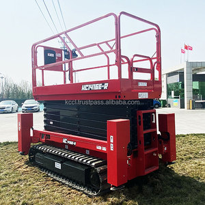 CE Certified 18m Crawler <b>Mobile</b> Scissor Lift Table Hydraulic Lift Cylinders Steel Construction Articulated Lift New <b>AC</b> Source - Product Image 5