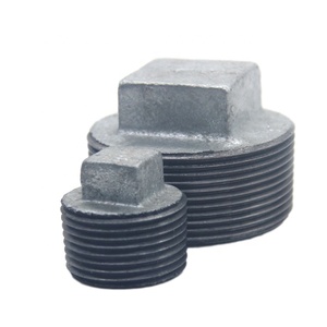 Phích cắm mạ kẽm dễ uốn sắt phụ kiện đường ống của 3/4 Kích thước gi nam nối đồng bằng - Product Image 3