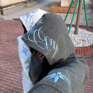 Sudaderas con Capucha Personalizadas con Logotipo, Estilo Y2K, de Algodón, para Streetwear, al por Mayor, en Varios Colores, Cómodas, con Estampado y Bordado de Alta Calidad - Product Image 6