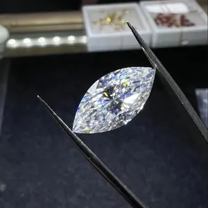 डबल गहने 1 कैरेट 2 कैरेट 3 कैरेट 14mm Moissanite जटित कट ढीला सफेद प्राकृतिक हीरे प्राकृतिक किसी न किसी ढीला हीरे