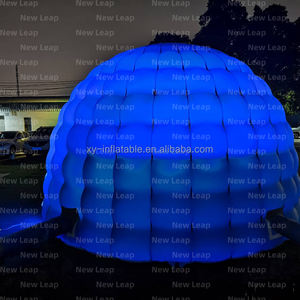 Nuova Tenda Gonfiabile Leap Impermeabile e Resistente con Luce LED, Cupola Grigia Personalizzabile, per Spettacoli, Discoteche, Igloo, Campeggio - Product Image 6