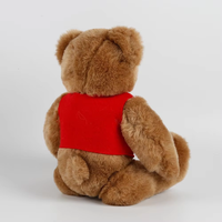 Yumuşak oyuncak ayı özelleştirmek yumuşak doldurulmuş hayvan BearsToy kırmızı peluş dev oyuncak ayı doldurulmuş oyuncak T Shirt