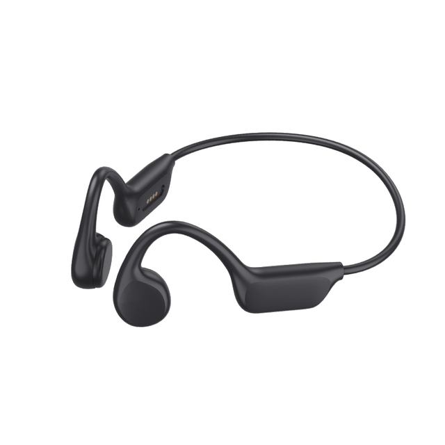 IPX8 Waterproof Bone Conduction Swim Headphones 32GB Memory MP3 Player LED Battery Sweat Resistant Earphones for Walking Driving