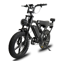 Bicicleta Eléctrica VOMO X80PRO Beach Cruiser, Bicicleta de Montaña, Bicicletas Urbanas, Bicicleta Eléctrica de 20 Pulgadas, Bicicleta Eléctrica Fat E-Bike
