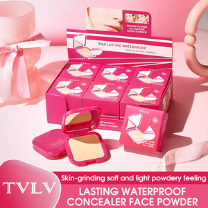 Polvo Compacto Corrector, Blanqueador, Control de Grasa, Resistente al Agua y al Sudor, Iluminador Natural, Polvo Fijador de Maquillaje - Product Image 5