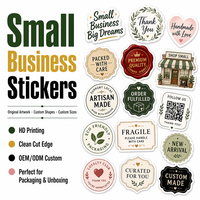Autocollants personnalisés découpés à la forme avec logo adhésif pour petites entreprises, conception d'emballage, finition mate, autocollant imprimé avec logo pour boîte d'emballage