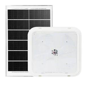ไฟสปอร์ตไลท์ LED พลังงานแสงอาทิตย์ 6000K แสงเดย์ไลท์ IP66 สำหรับสวนภายนอกอาคาร ติดตั้งบนพื้นผิว ควบคุมด้วยรีโมท ตัวเรือนพลาสติก ได้รับการรับรองมาตรฐาน CE ใช้งานได้นาน 10000 ชั่วโมง - Product Image 3