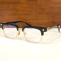 Medische Hot Selling Biker Sexy Meisje Verstelbare Luie Anti Straling Retro Donkergroene Unisex Bijziendheid Oogbril Voor Mannen Frame