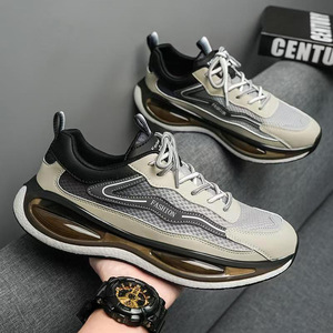 Chaussures de sport décontractées polyvalentes pour hommes, idéales pour l'hiver, pour adolescents et étudiants, à lacets ou à enfiler, ultra-légères et amortissantes - Product Image 3