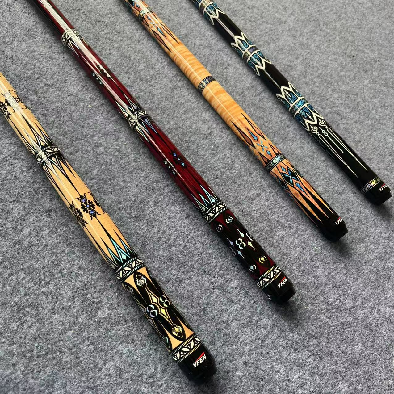 Best Value Yfen Carbon Fiber Shaft Maple Butt 12.5mm Tip Handmade