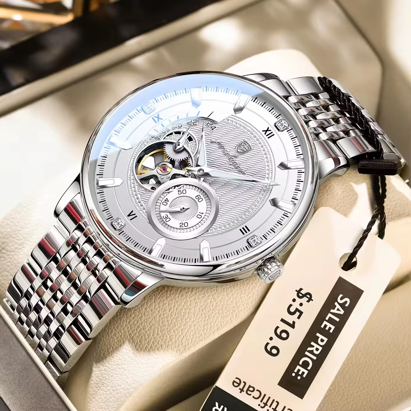 Silver white